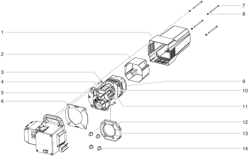 740ix Motor Assembly Parts